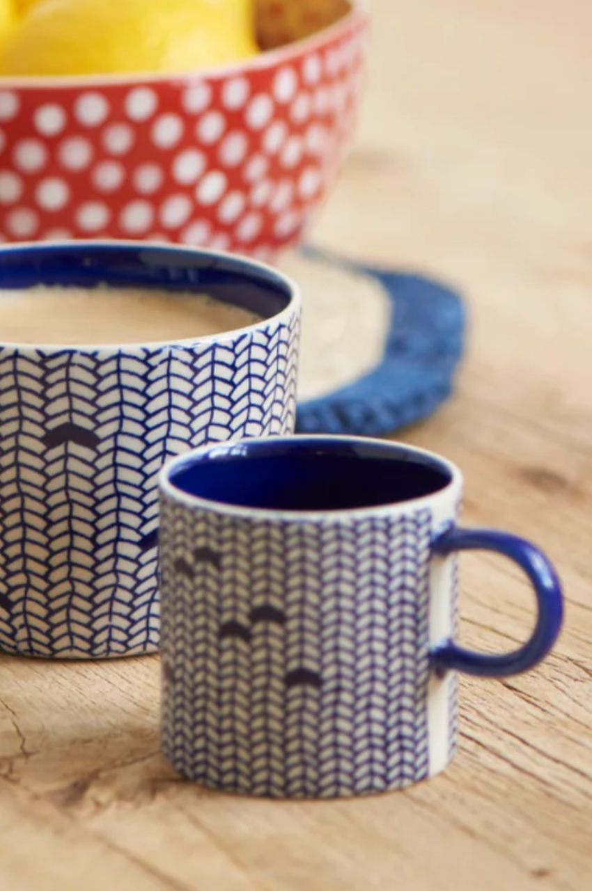 Chino Mug - Blue Weave