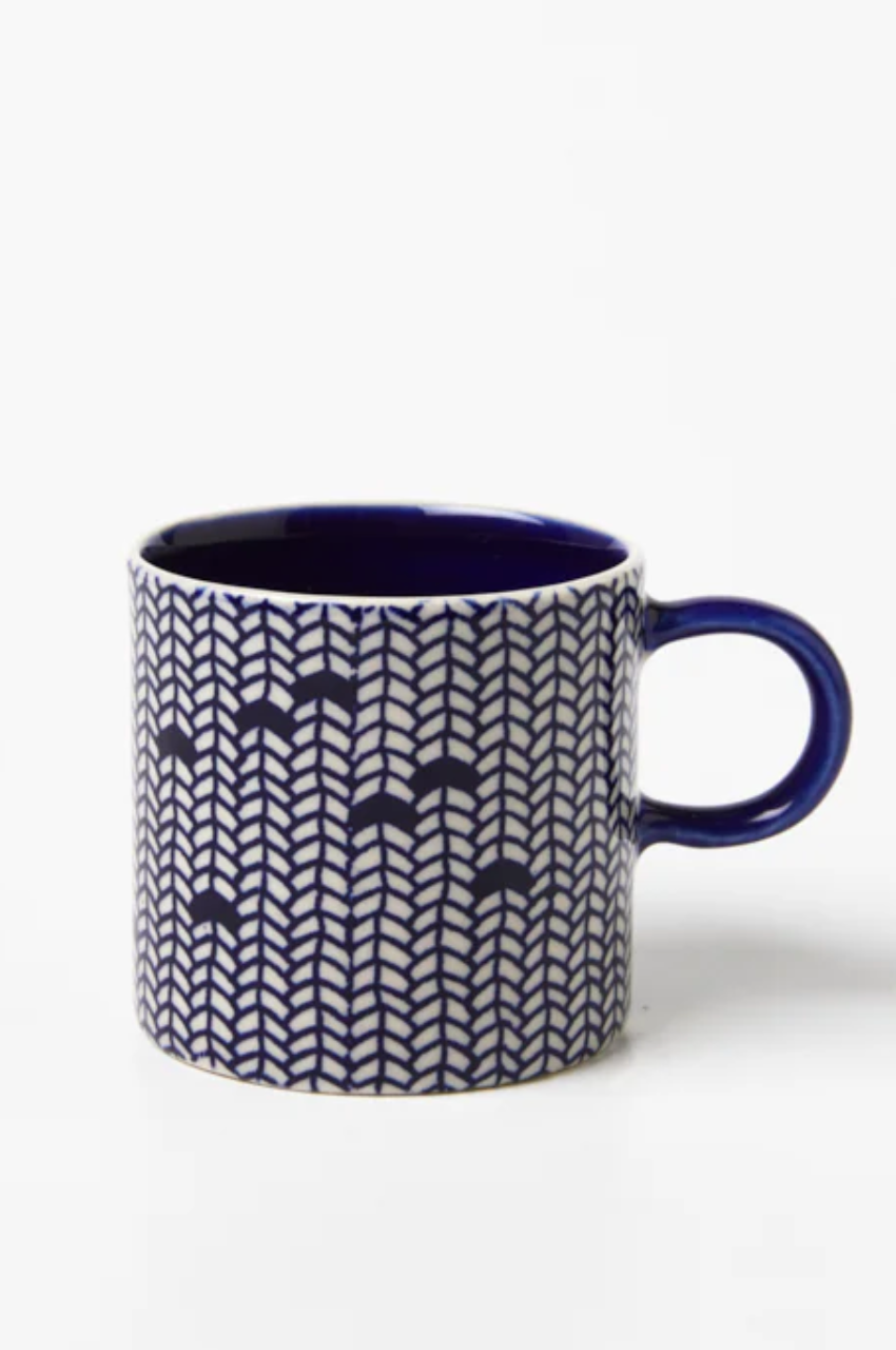 Chino Mug - Blue Weave