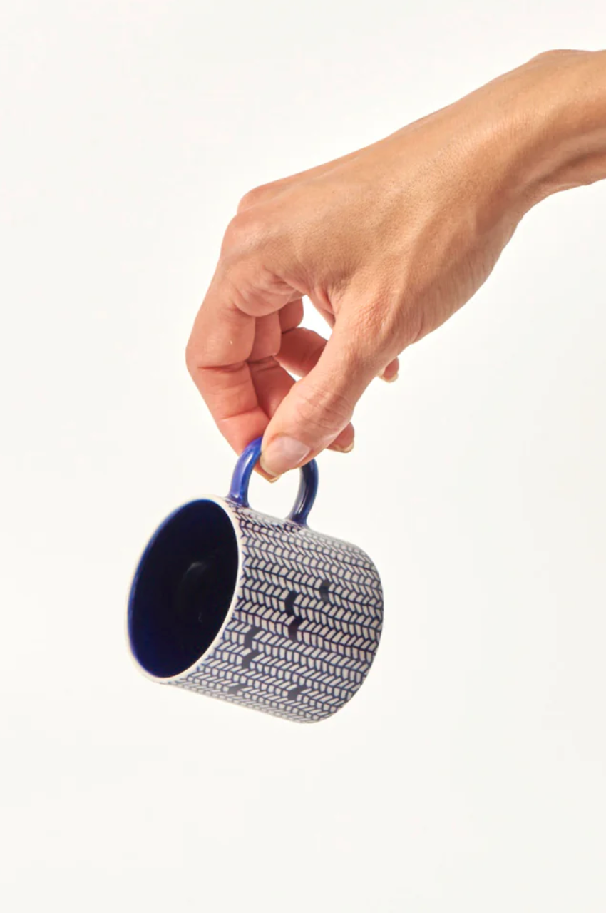 Chino Mug - Blue Weave