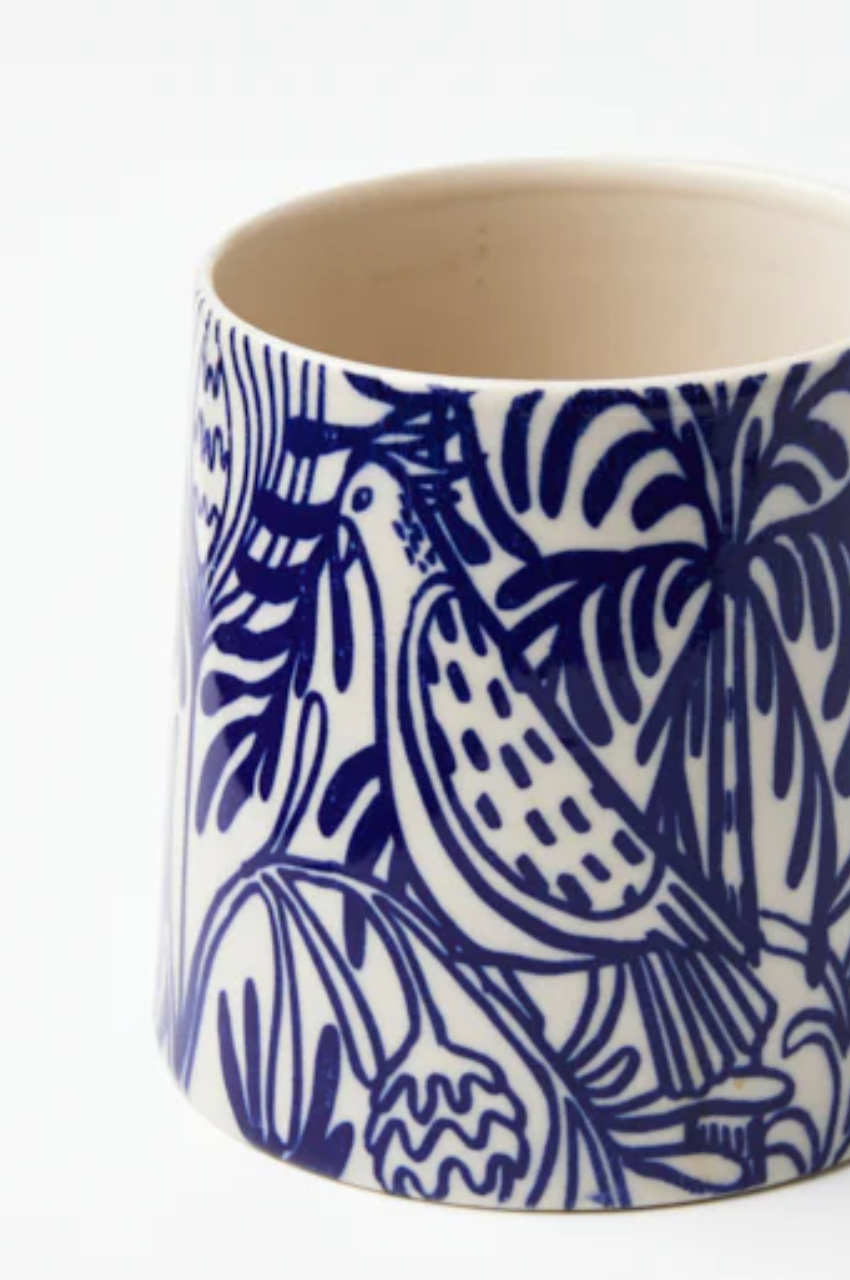 Del Sol Bird Mug - Navy