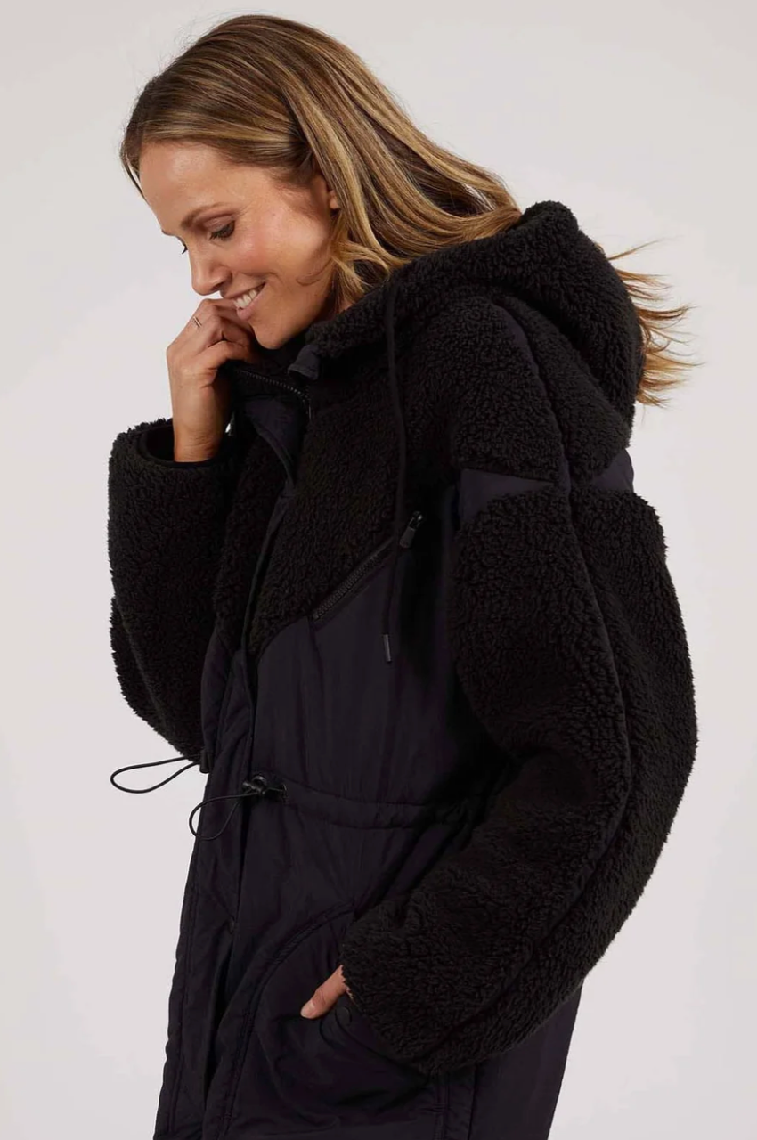 Foxwood Longline Anorak - Black