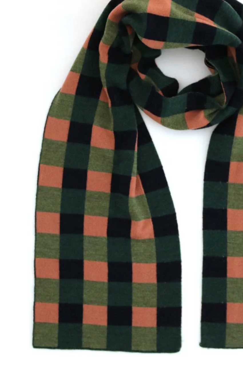 Picnic Check Wool Scarf