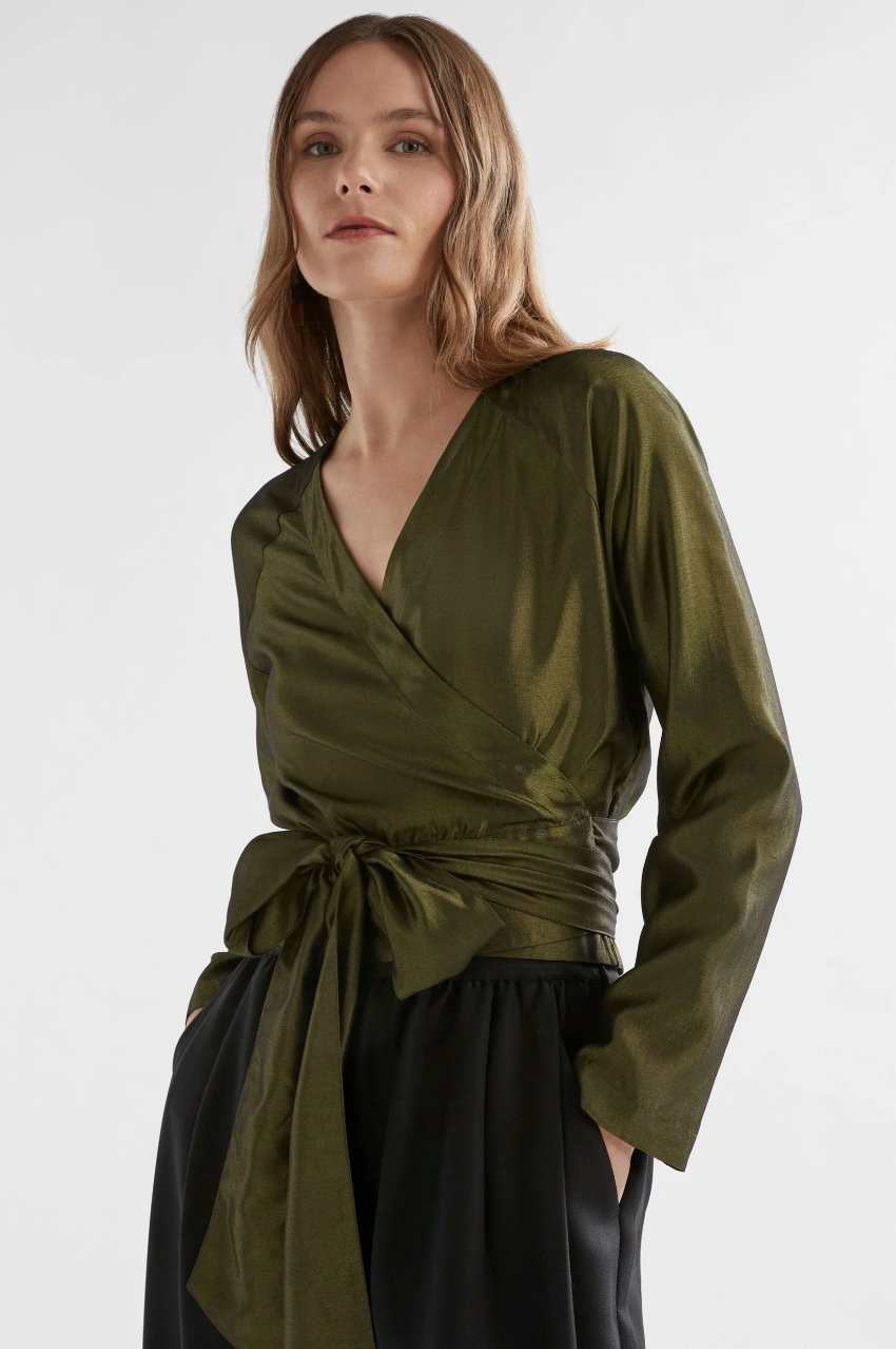 Elk Medjal Top - Gold/Black