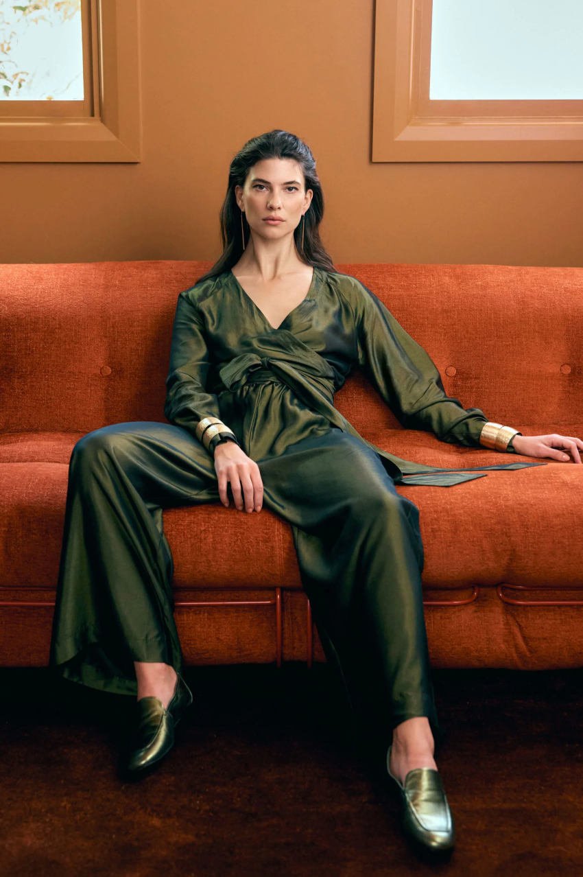 Elk Medjal Pant - Gold/Black