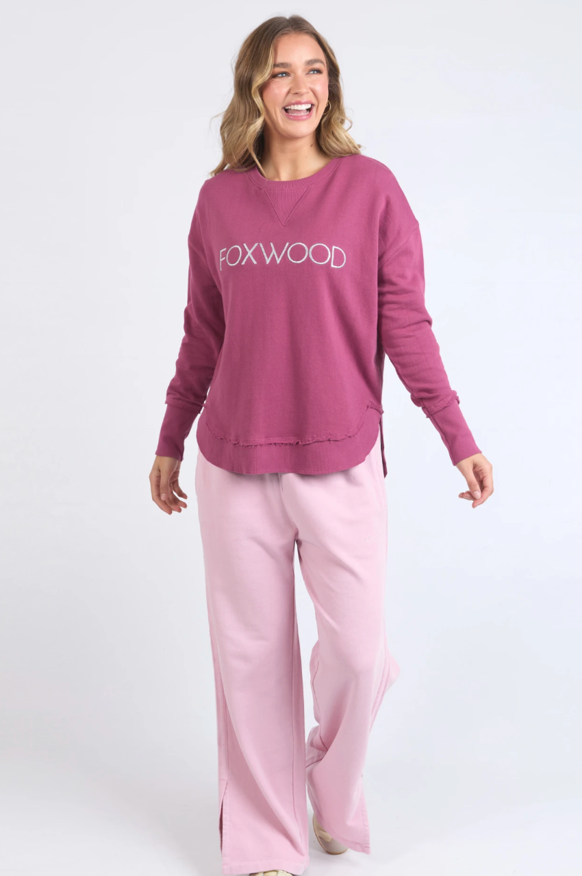 Foxwood Simplified Metallic Crew - Port/Silver