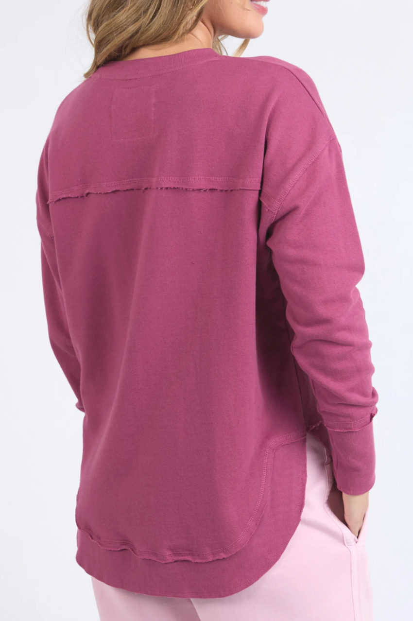 Foxwood Simplified Metallic Crew - Port/Silver