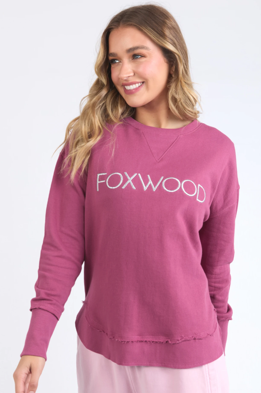 Foxwood Simplified Metallic Crew - Port/Silver