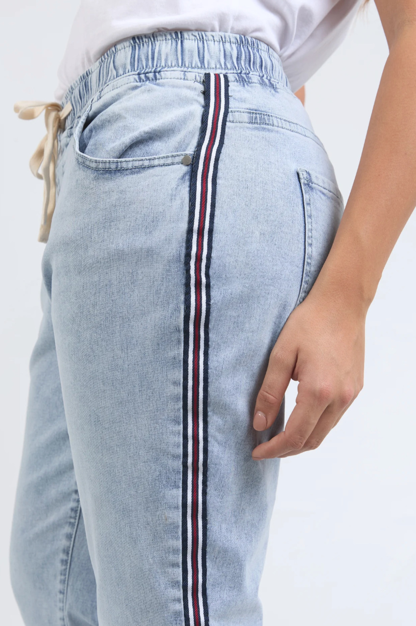 Foxwood Juliette Taped Jogger - Vintage Pale Blue