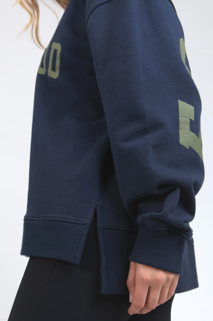 Foxwood Interval Crew - Navy/Khaki