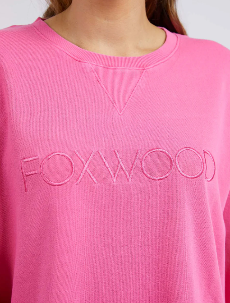 Foxwood Simplified Crew - Bright Pink