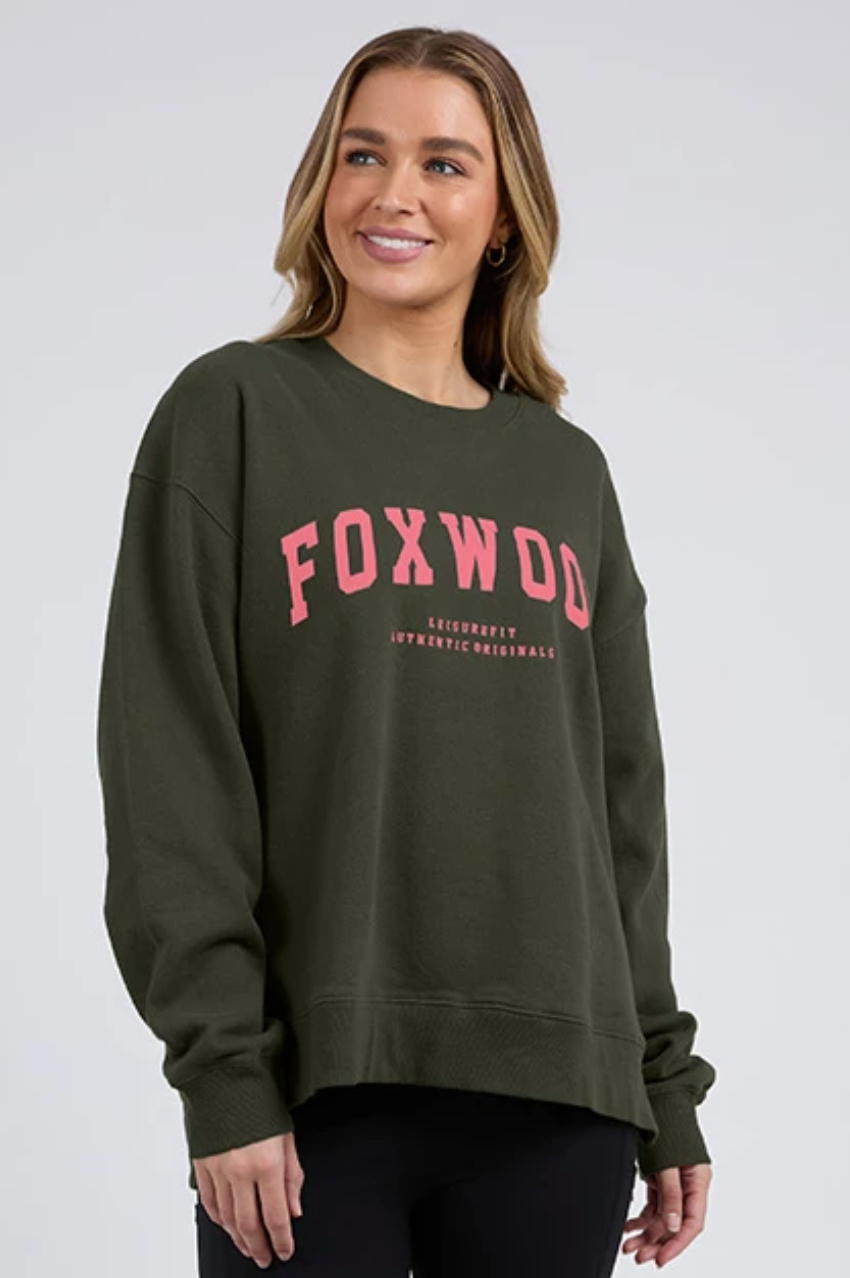 Foxwood Interval Crew - Khaki/Coral