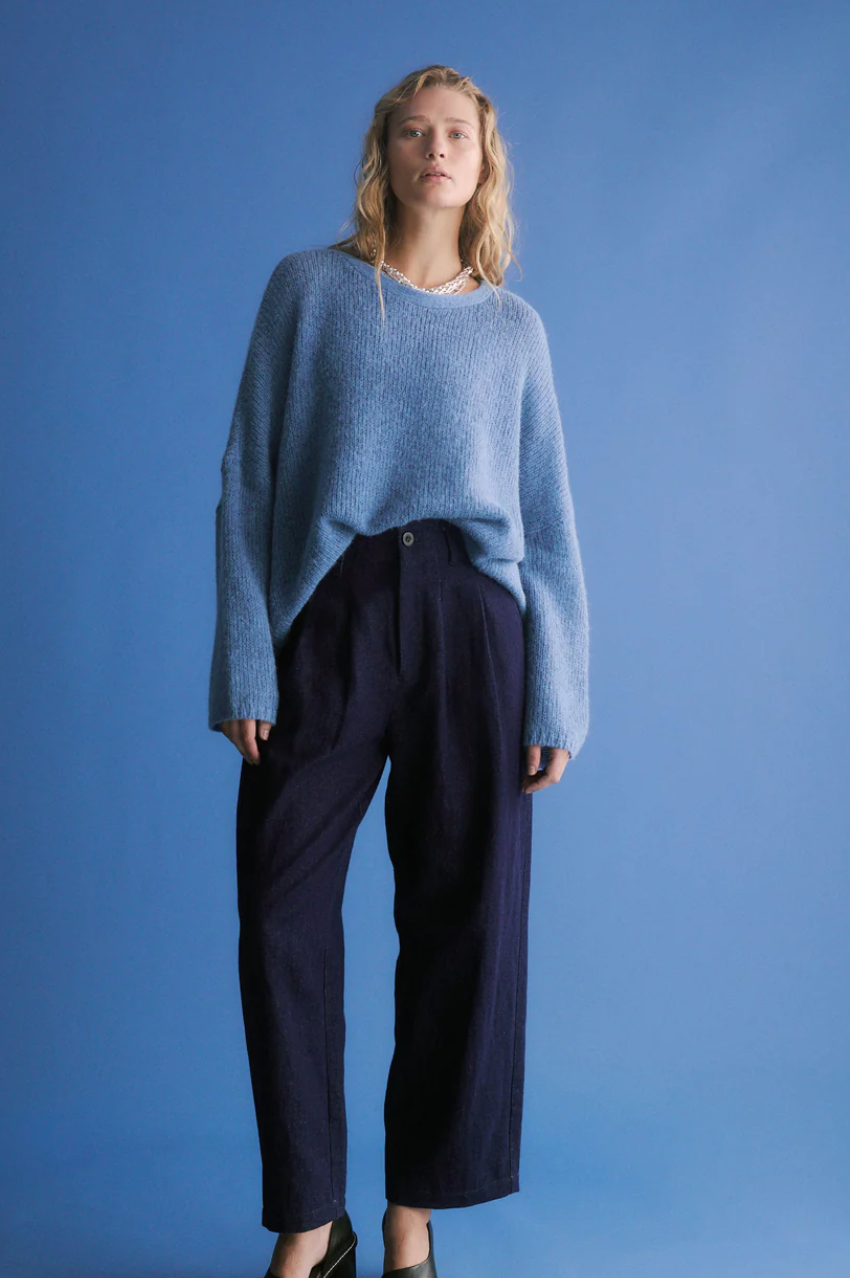 Elk Agna Sweater - Chambray