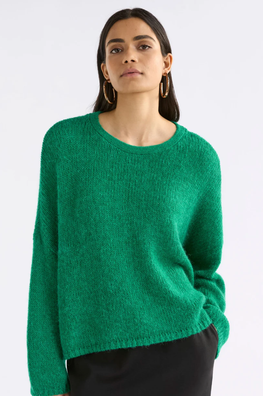Elk Agna Sweater - Milan Green