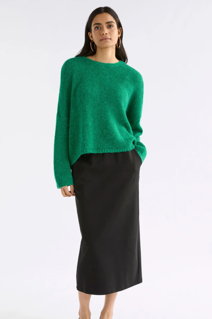 Elk Agna Sweater - Milan Green