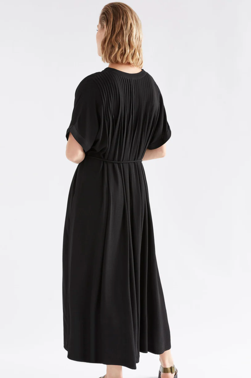 Omia Shirt Dress - Black