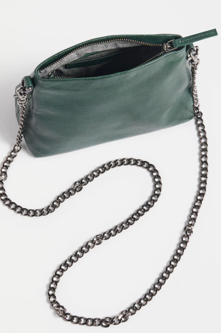 Elk Dreii Mini Clutch - Forest Green