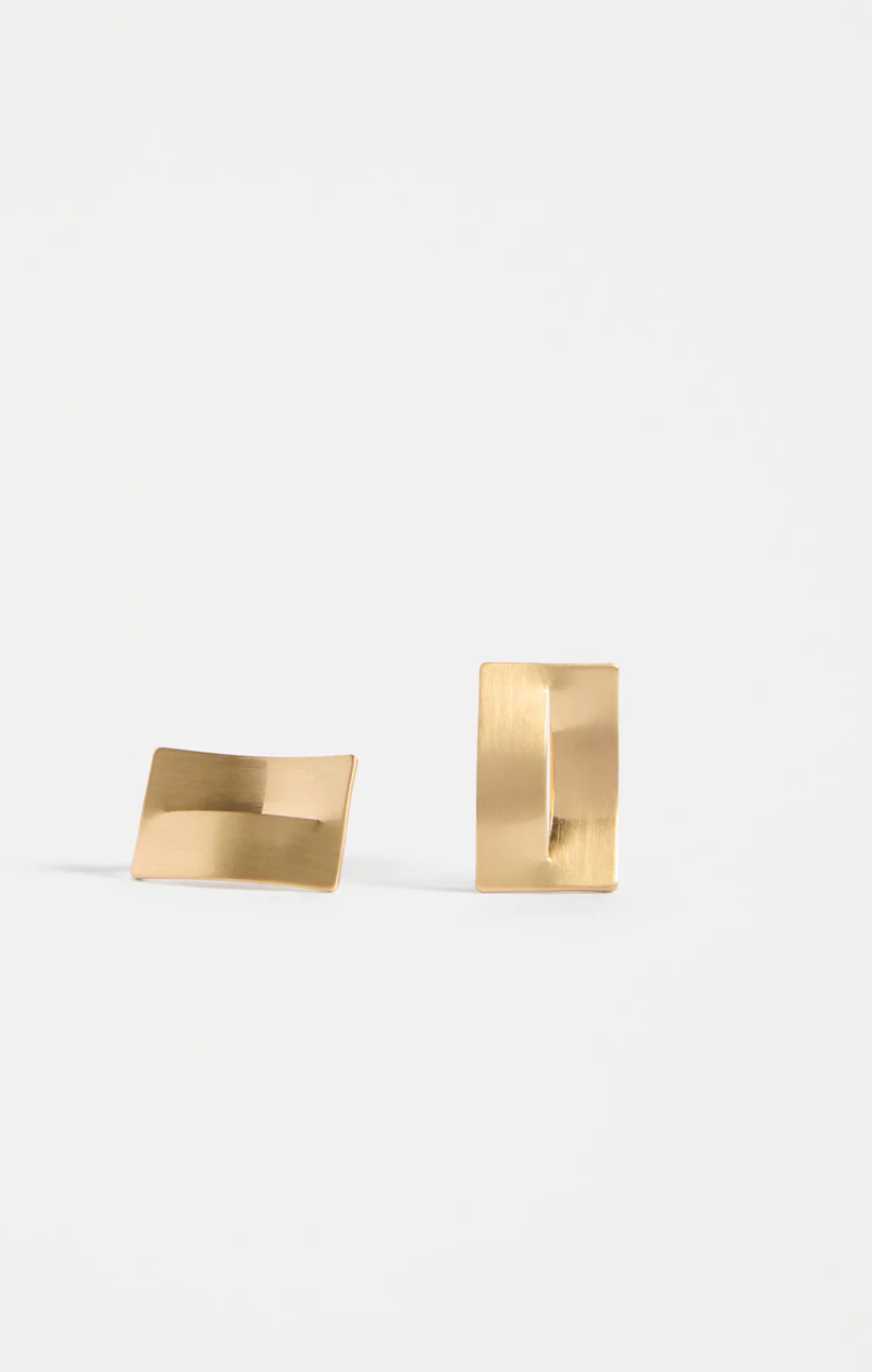 Elk Trel Stud Earring - Gold