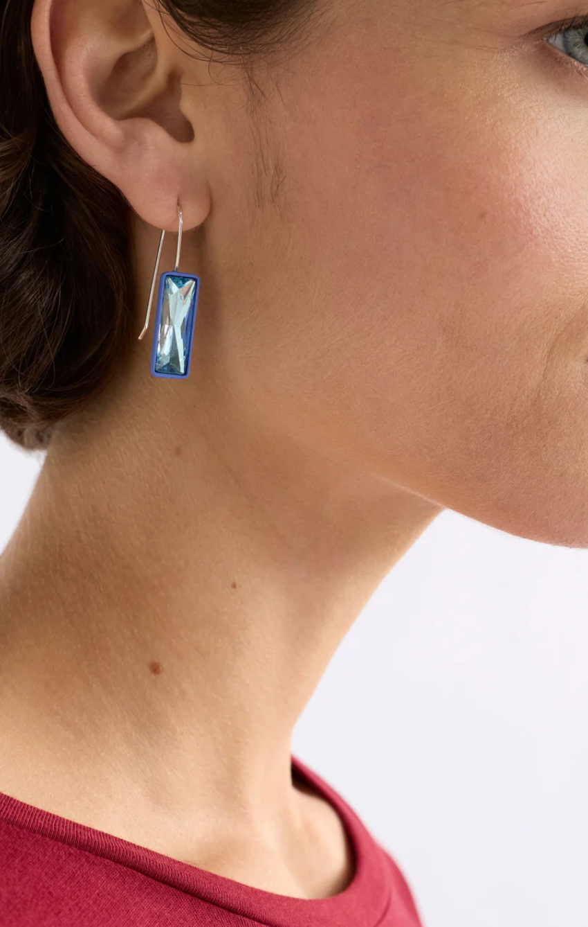 Elk Jule Small Hook Earring - Blue Mist