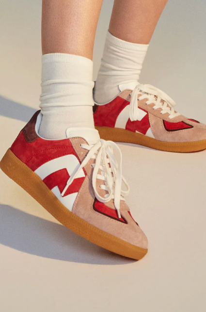 Pace Sneaker - Red Retro Blossom