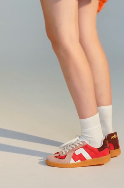 Pace Sneaker - Red Retro Blossom