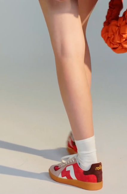 Pace Sneaker - Red Retro Blossom