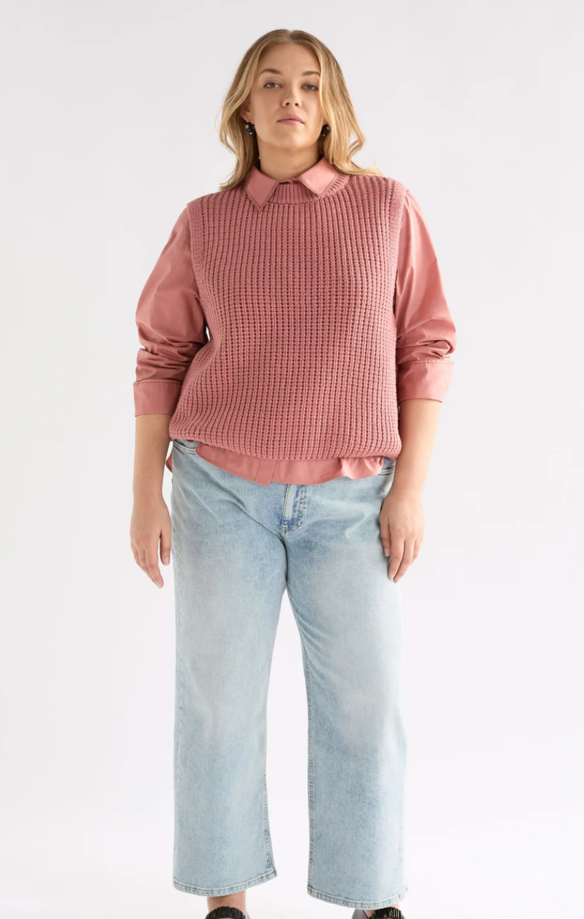 Elk Arp Vest - Clay Pink