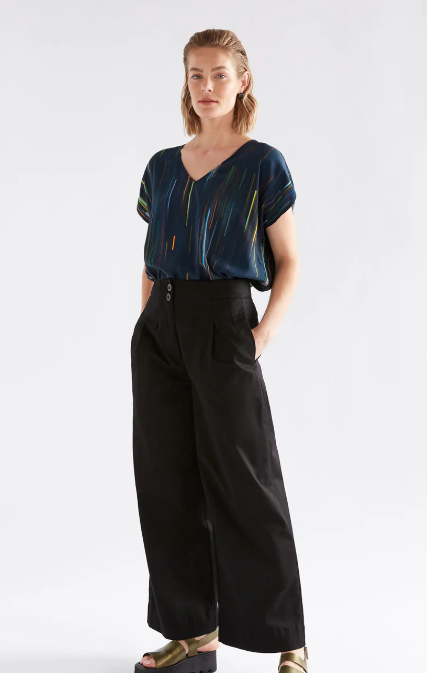 Elk Kayra V Neck Top - Alinea Print