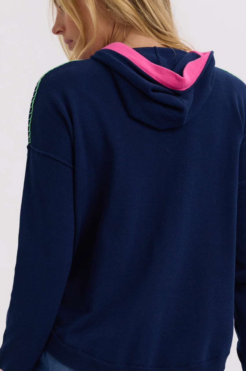 Zaket & Plover Joey Pocket Hoodie - Navy