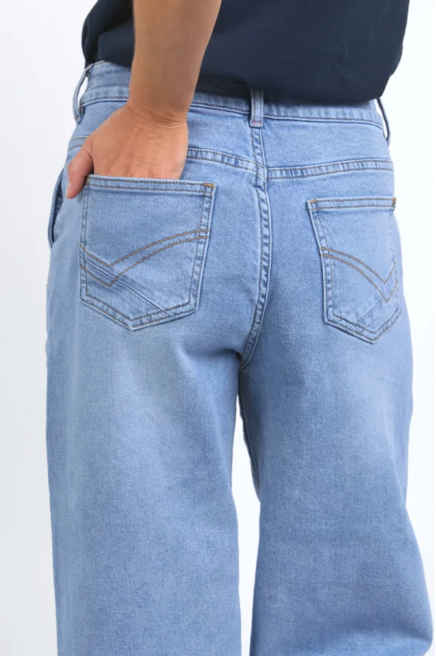 Elm Sidney Cropped Wide Leg Jean