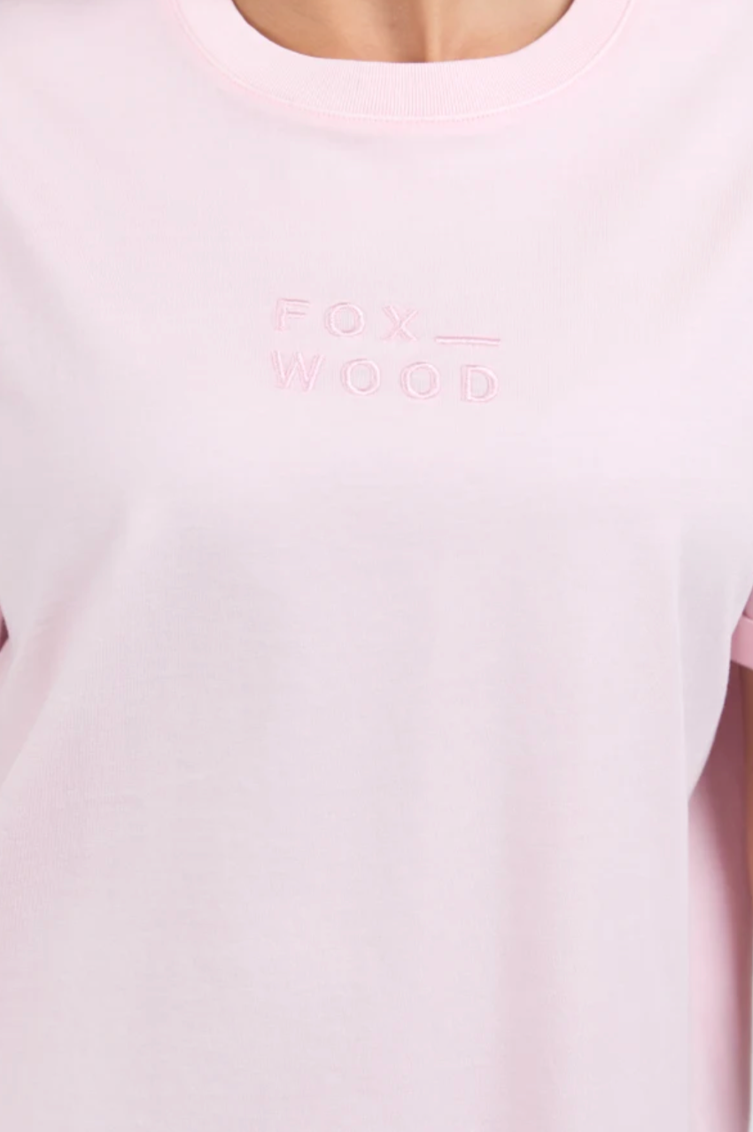 Foxwood Huntleigh Oversized Tee - Pale Pink