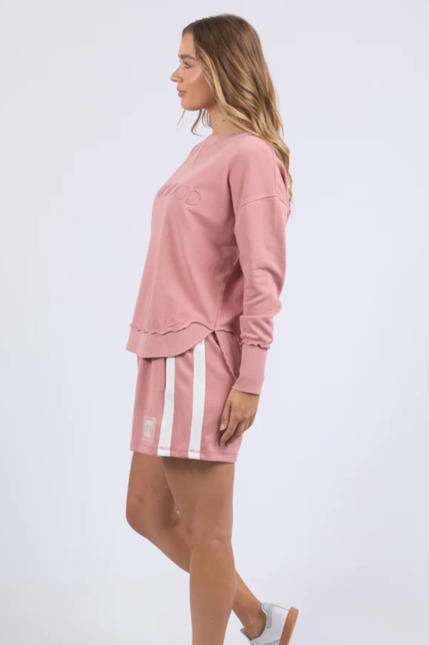 Foxwood Simplified Crew - Dusty Rose