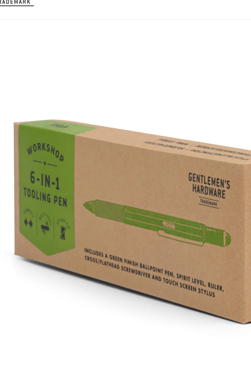 6 in 1 Tooling Pen - Olive