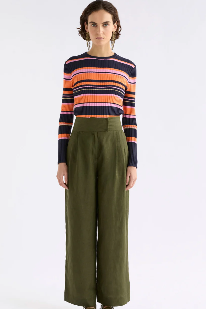 Elk Lejer Pant - Bright Olive