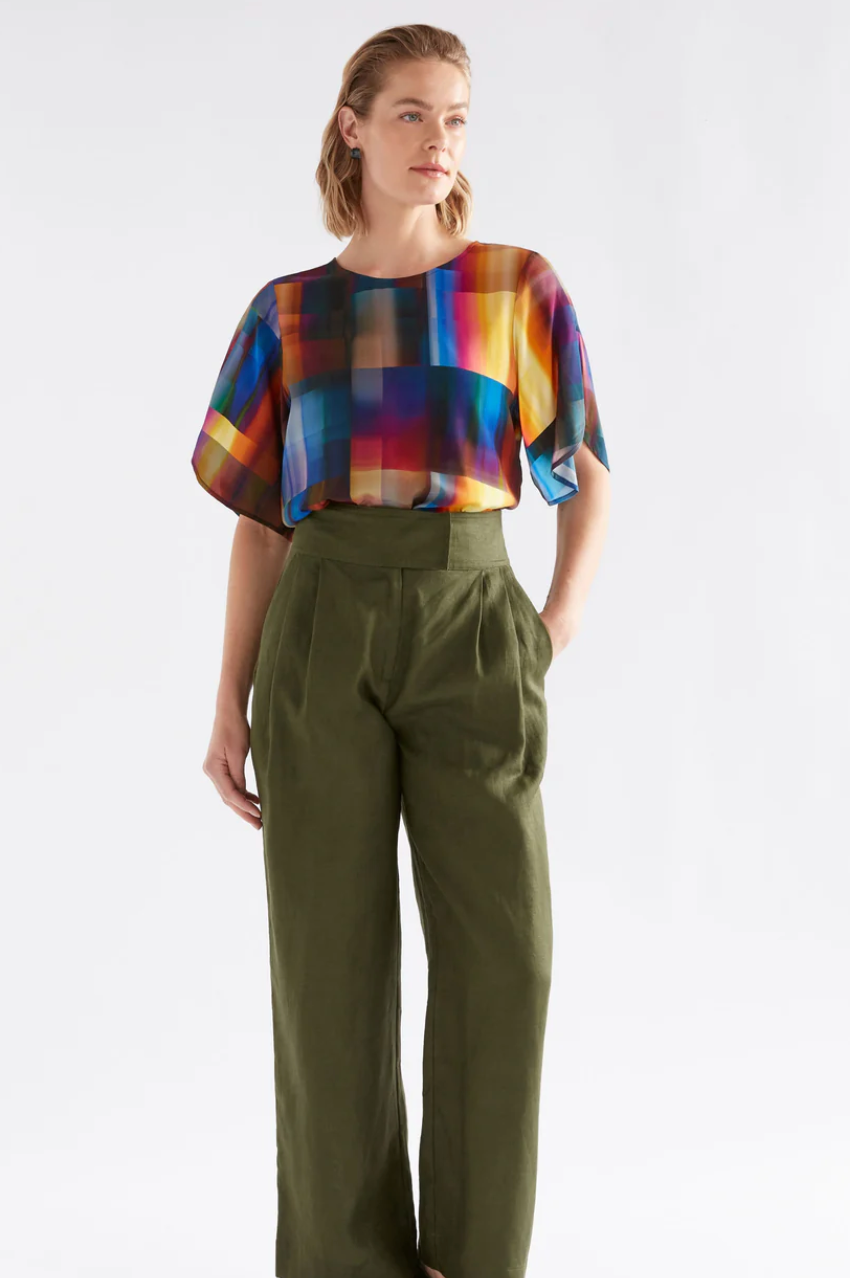 Elk Lejer Pant - Bright Olive