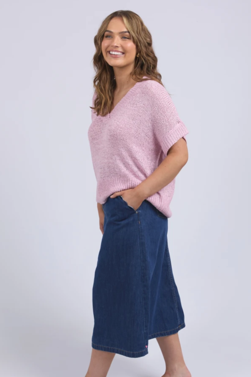 Elm Elba Knit Top - Dusk