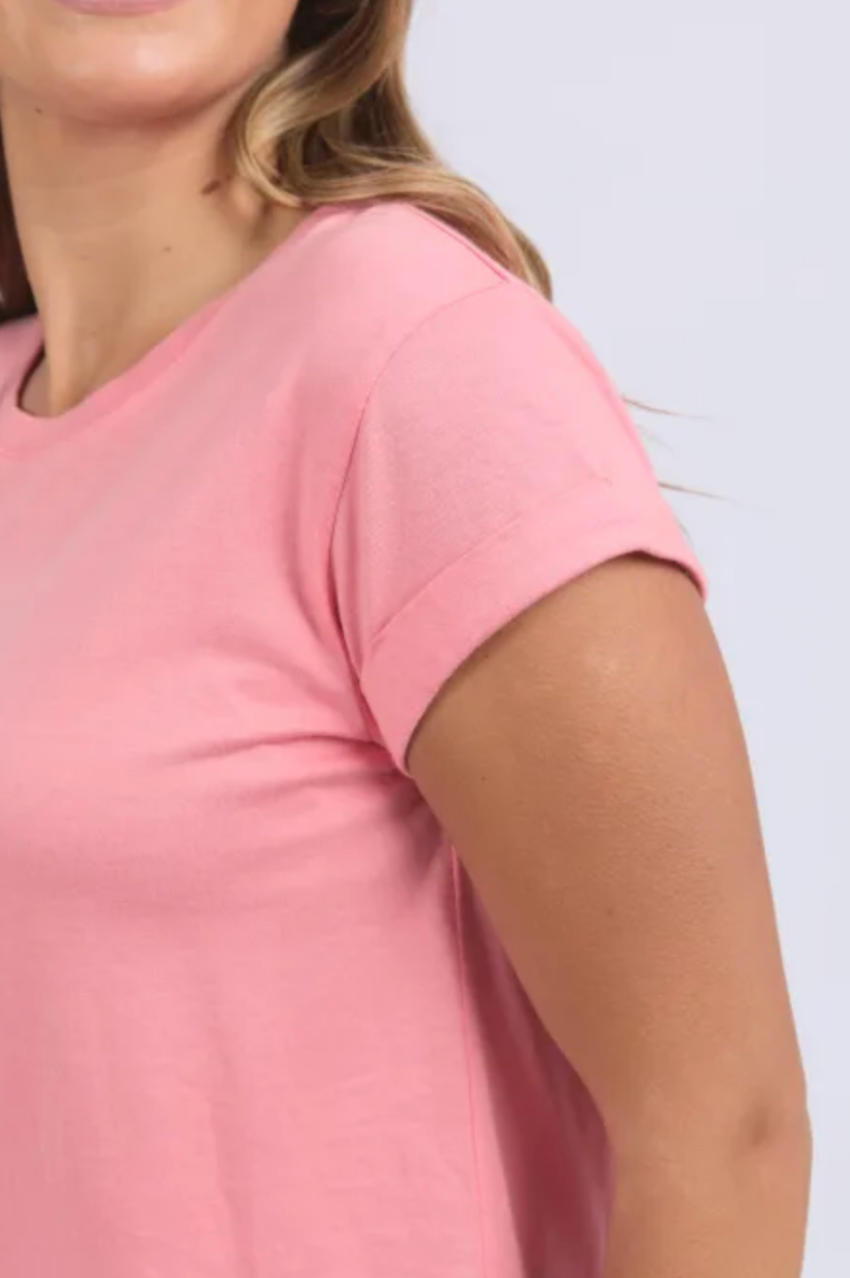 Foxwood Manly Tee - Rose Pink