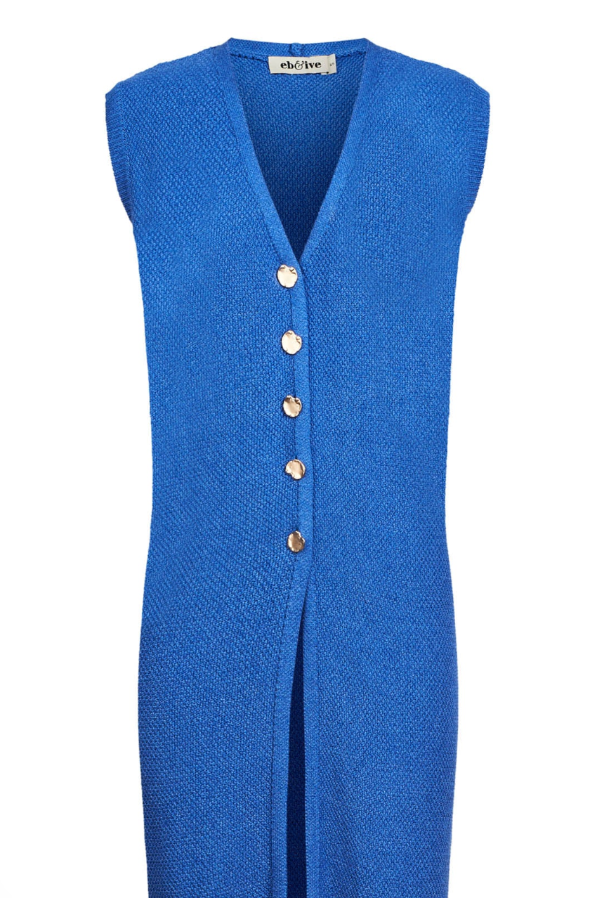 Artemis Knit Vest - Aegean