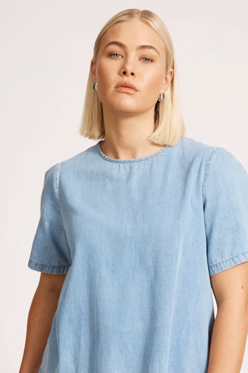 Melenia Denim Top - Denim