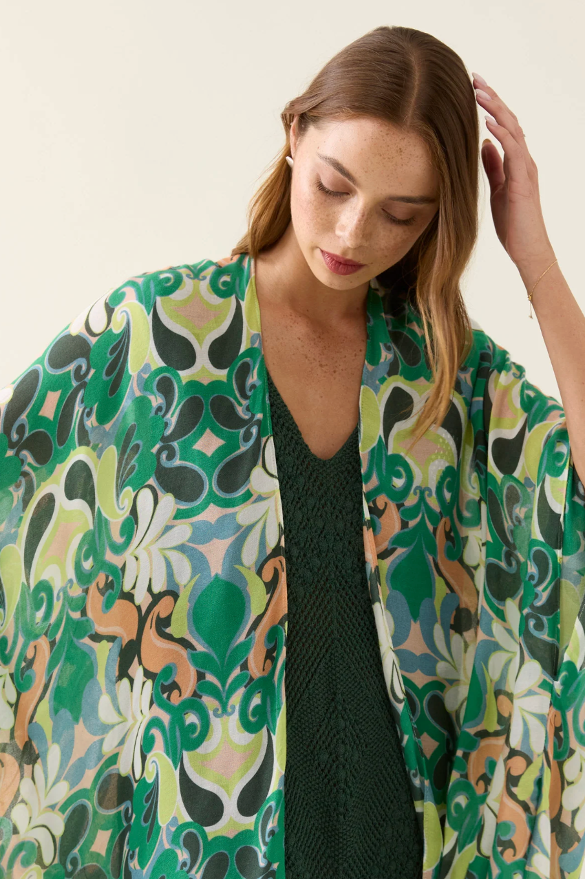 Aurora Cape - Paisley