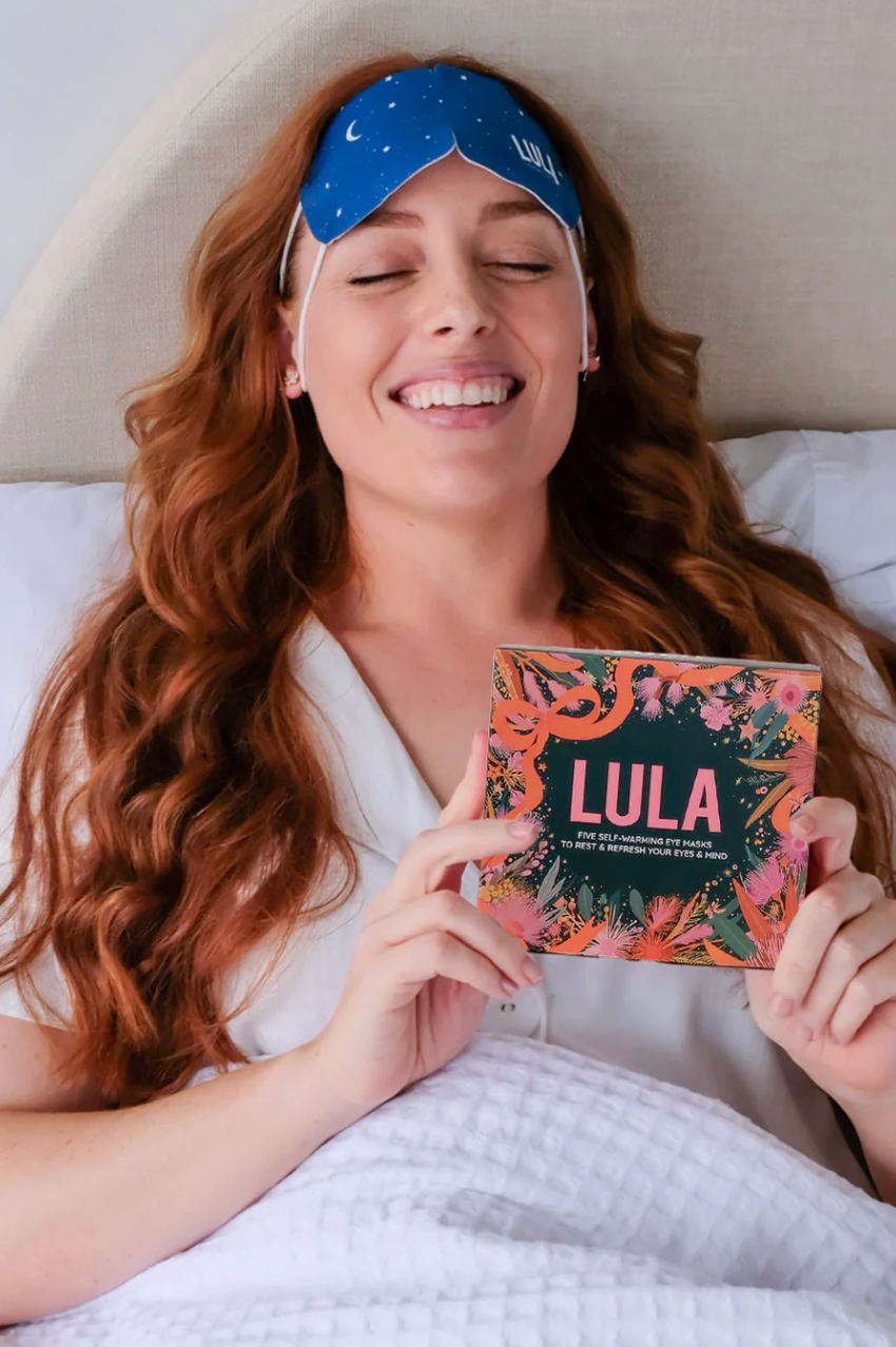 Lula Self Warming Eye Mask Xmas Gift Box - Mixed 5 Pack