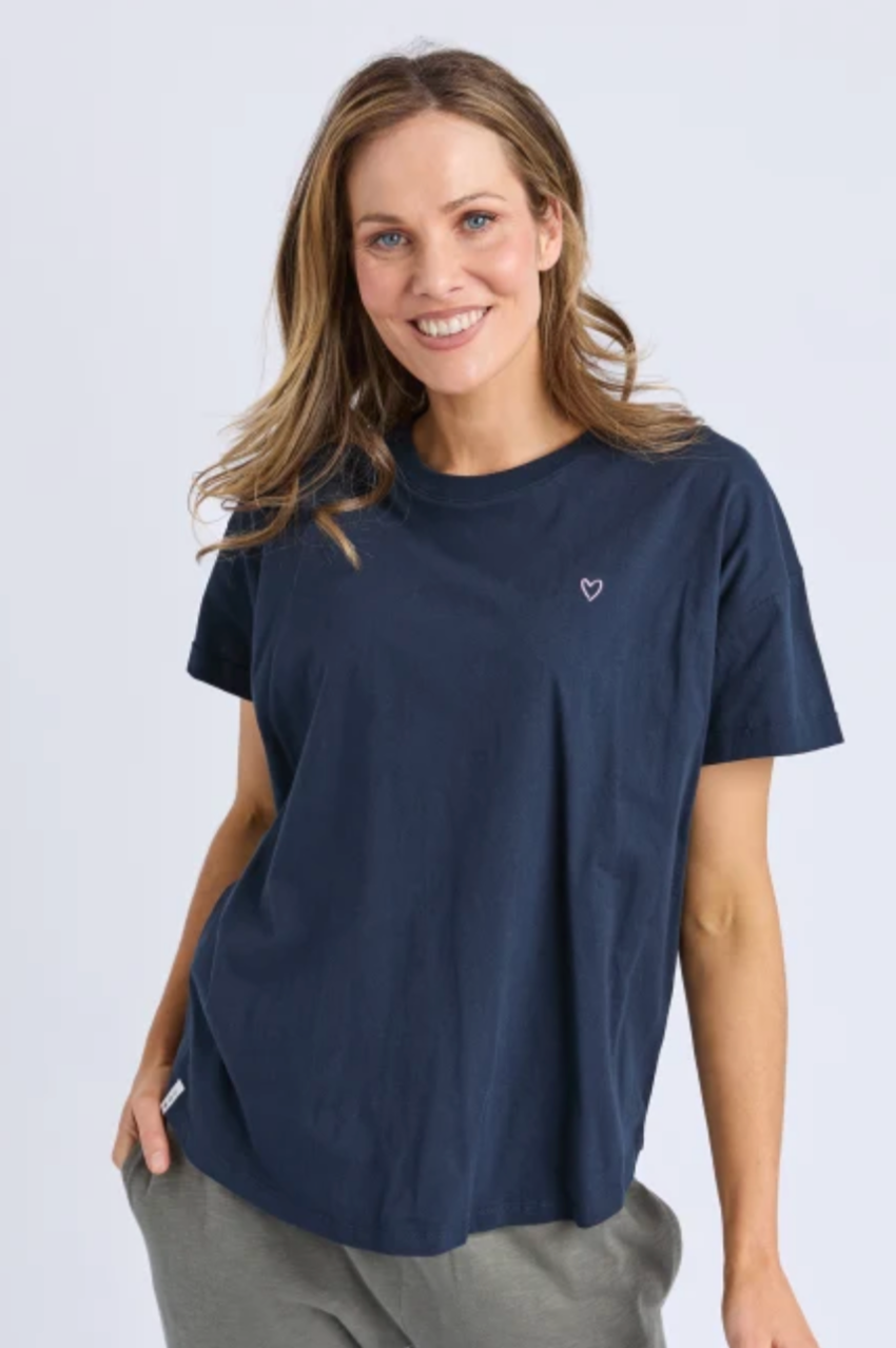 Elm Halli S/S Tee - Navy
