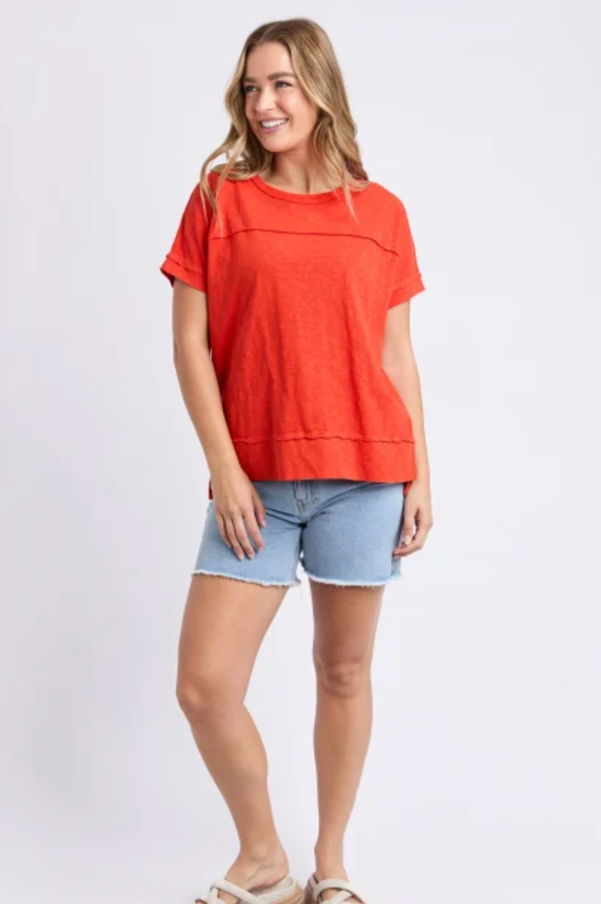 Foxwood Allison Tee - Tangelo