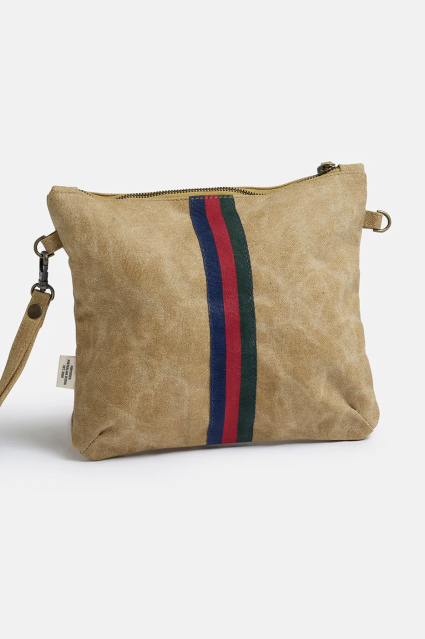 Escapee Clutch with Strap - Tan