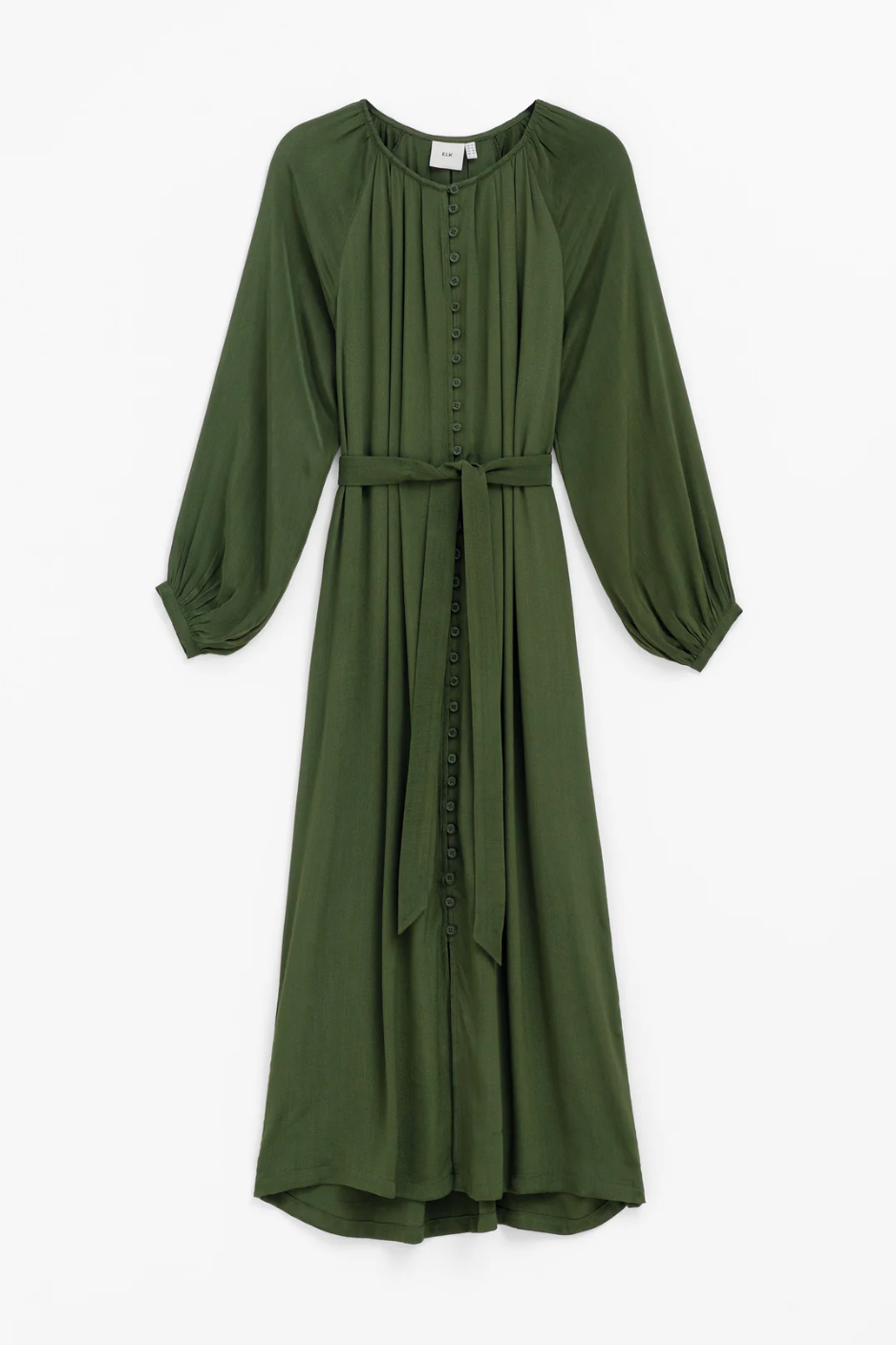 Osten shirt dress - olive (SIZE 8)