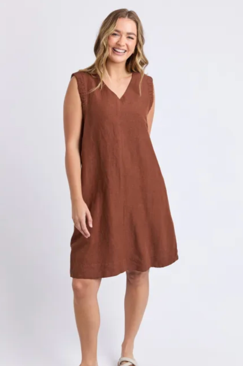 Foxwood Bermuda Dress - Chocolate
