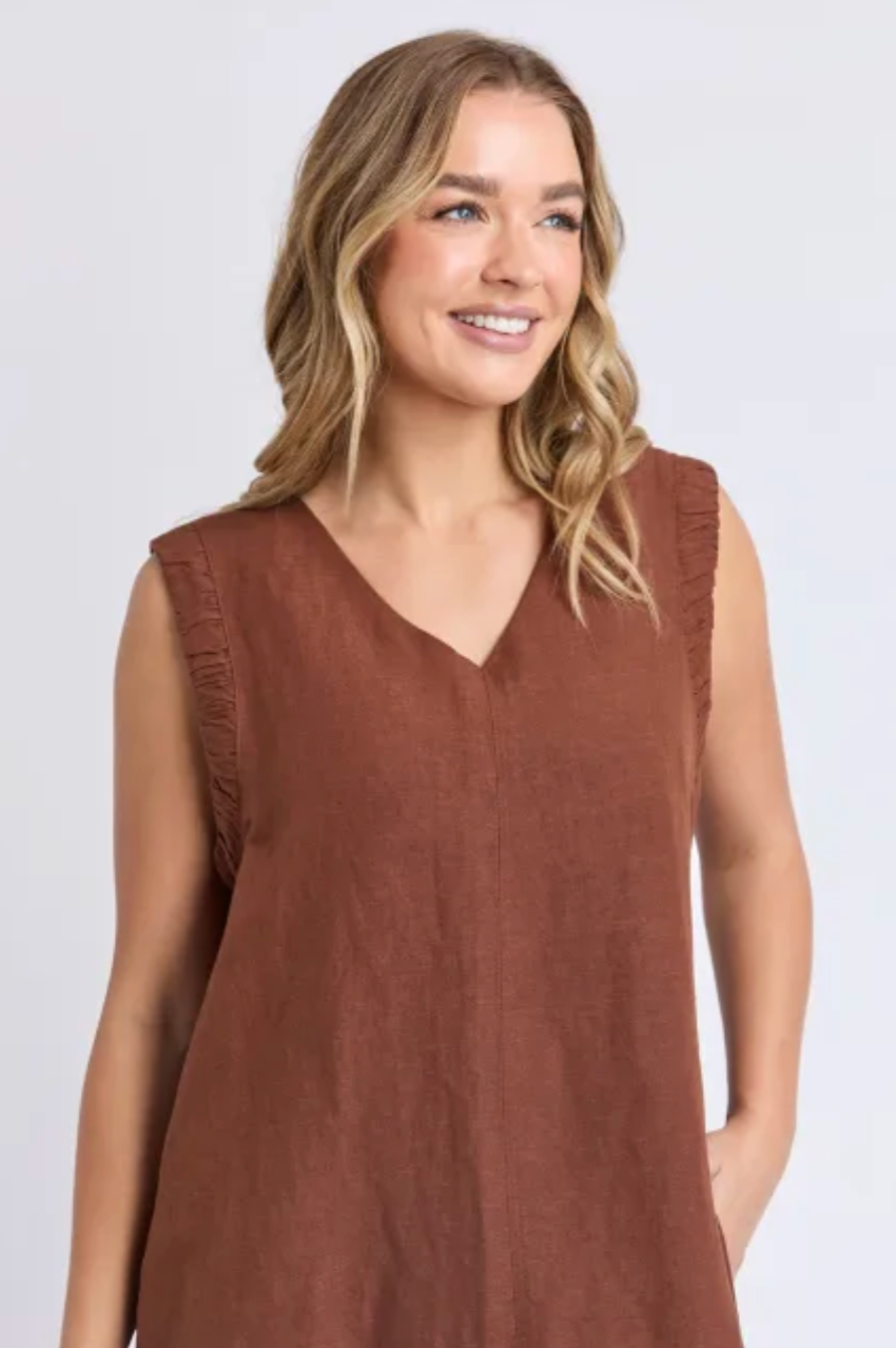 Foxwood Bermuda Dress - Chocolate