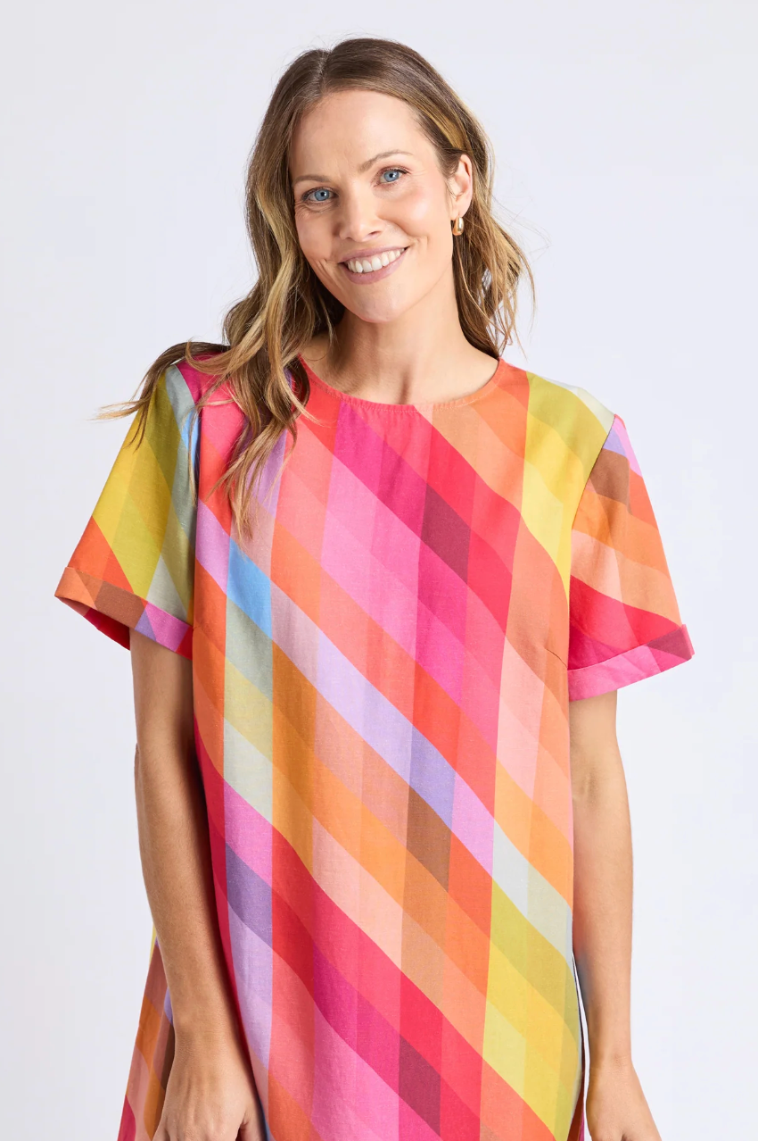 Elm Rena Dress - Stripe