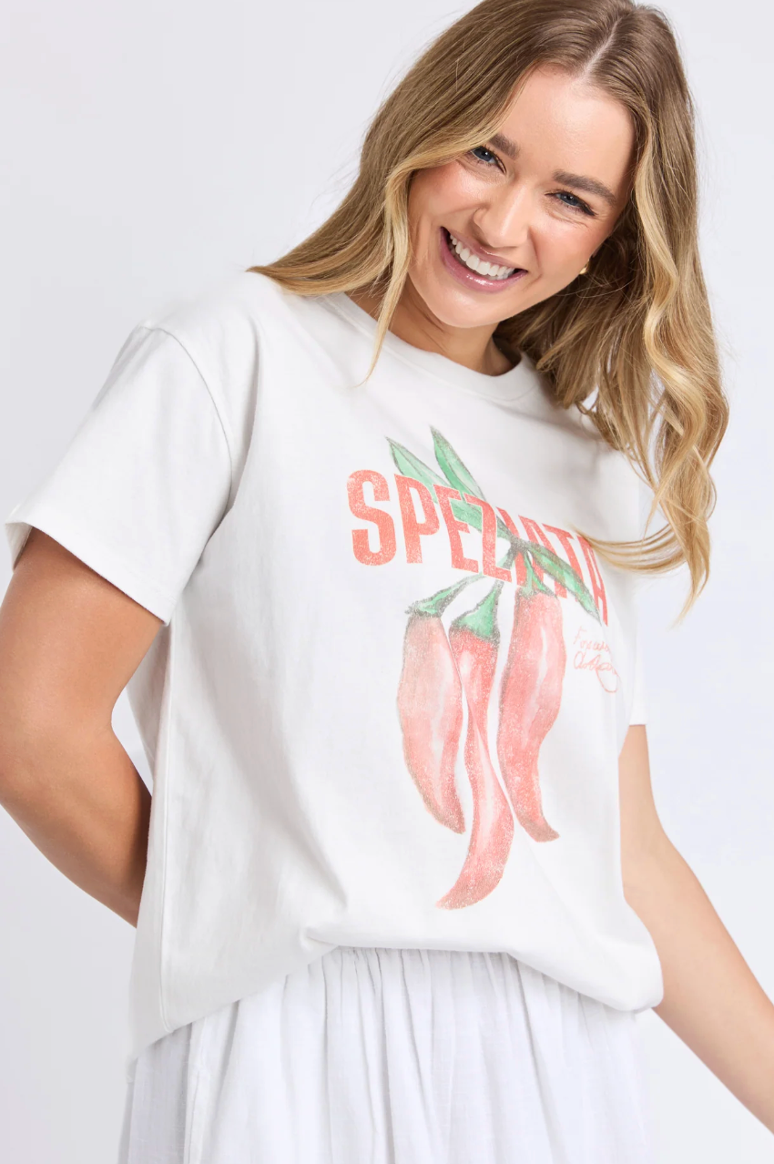 Foxwood Speziata Tee - Vintage White