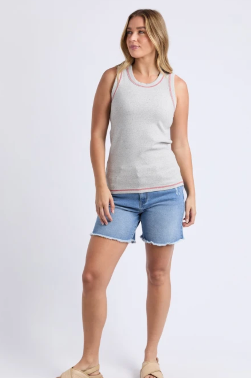 Lennox tank - Grey Marle