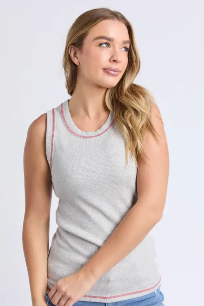 Lennox tank - Grey Marle